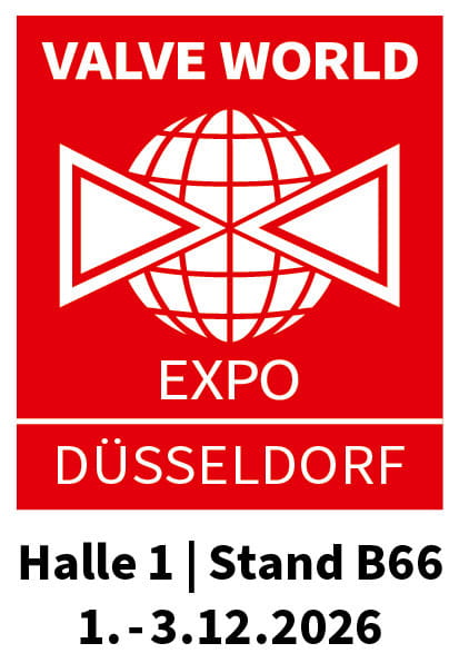 VALVE WORLD EXPO 2026 Logo der VALVE WORLD EXPO 2026 in Düsseldorf