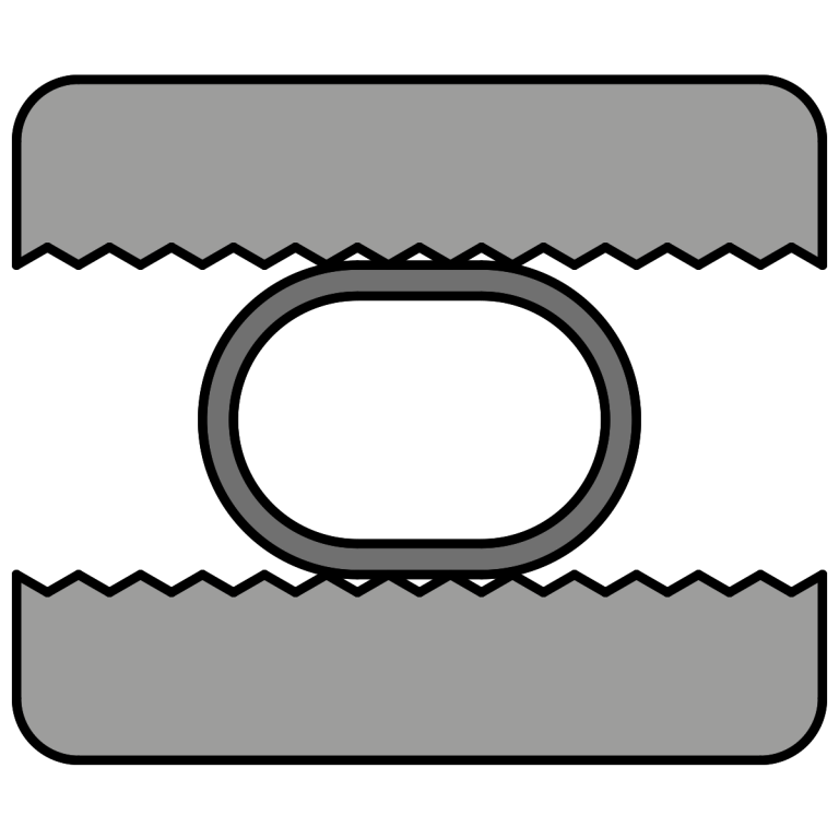 Unbeschichteter Dichtring / Uncoated sealing ring